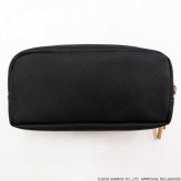 ハローキティ マルチポーチ 千鳥柄 ブラック ポーチ 大容量 推し活 缶バッジ 収納 コスメポーチ 文房具入れ かわいい おしゃれ レディース サンリオ キャラクター グッズ サンリオ正規ライセンス品