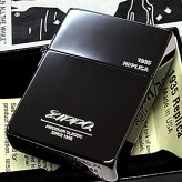 ZIPPO オールドロゴ 1935復刻 レプリカ ジッポ ライター ブラックニッケル シンプル 彫刻 角型 外ヒンジ 3バレル かっこいい 銀差し 黒 おしゃれ 高級 メンズ プレゼント ギフト