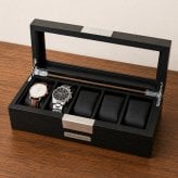 正規品 ロイヤルハウゼン 腕時計 収納ケース 5本 時計ケース ウォッチケース コレクションケース 木目調 ブラック メンズ レディース Royal hausen 成人 卒業 入学