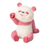 パンダ 置物 風水 グッズ 縁起物 雑貨 インテリア オブジェ 大熊猫 赤 レッド かわいい おしゃれ 玄関 リビング デスク周り 癒し 贈り物 ギフト セトクラフト