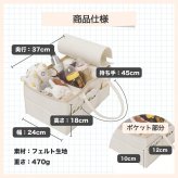 LARUTAN おむつストッカー 蓋付き 仕切り 収納 オムツストッカー お世話セット おむつバッグ 大容量 ベビー用品 収納ケース おむつ入れ おもちゃ バッグ 出産準備 赤ちゃん 出産祝い おしゃれ おむつケーキ ギフト おむつ・トイレ用品 送料無料