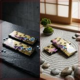 匠の技！和柄ペアMINTIAケース「絵」ミンティア フリスク 名入れ 職人 手作り ハンドメイド 送料無料 伝統工芸 桜 和モダン 和風 和雑貨 ギフト プレゼント