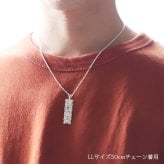 ハワイアンジュエリー ネックレス シルバー ペアネックレス 2本セット カット 刻印 無料 誕生石入れ可 カットアウト プレート Lサイズ LLサイズ シルバー925 大人 友達 カップル 夫婦 プレゼント ハロウィン 【品番：CG-SP11001-SP11201P】