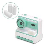 プリント機能付きキッズカメラ＆感熱紙3ロール プリントカメラ キッズカメラ USB充電  送料無料