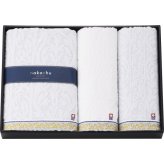 【直送】NAKACHU今治 バス [26-2821-053] フェイスタオルセット バスタオル1枚 フェイスタオル2枚 綿100% 今治タオル タオルギフト ギフト 内祝い お返し 出産内祝い 結婚内祝い 香典返し 法事 粗供養