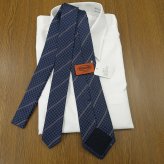 ネクタイ ブランド ミッソーニ ネクタイ (8cm幅) MIS5 【MISSONI】ネイビー/ブルー【ブランドネクタイ・ネクタイブランド・ブランドギフト・バースデー】【20代・30代・40代・50代・おしゃれ】