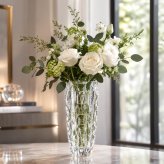 【名入れ無料】バカラ Baccarat ベース 花瓶 ヘリテージ HERITAGE ダイヤモンド 26cm 2805067 インテリア オブジェ 置物【スペシャルラッピング1100円(別売り)】 送別会 誕生日 お中元 還暦祝い 結婚祝い 結婚式 高級 父の日 母の日 成人祝い ホワイトデー