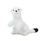 オコジョ ぬいぐるみ リアル 動物 アニマル ふわふわ かわいい 置物 インテリア 子供 おもちゃ ごっこ遊び 誕生日 プレゼント ギフト 癒し