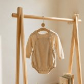 SALE￥2480→￥1480【名入れ刻印 無料】ハンガー 木製 シルバー ベビー キッズ ミニ ハンガー インテリア 収納 おしゃれ ベビー キッズ 出産準備 洋服 出産祝い マタニティ 出産 お祝い 男の子 女の子 お祝い ベビーハンガー 保育園 幼稚園 キッズハンガー【ポスト投函】