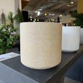 植木鉢 おしゃれ 大型 軽量 13号 鉢カバー KONTON コントン コーテス シリンド カラーズ 円柱 丸型 屋外 高級 北欧 モダン ナチュラル 観葉植物用 多肉植物 サボテン 特大 玄関 テラス プランター 深型 テラゾ ニュアンスカラー くすみカラー