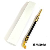煙管 喫煙具 浅草煙管市松金色 きせる TSUGE キセル 金 天然木 ツゲ ゴールド たばこ おしゃれ かっこいい プレゼント ギフト