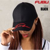 FUBU フブ キャップ 帽子 メンズ レディース fam-62902 ベースボールキャップ ローキャップ つば刺繍 スクリプトロゴ 刺繍 バイザー刺繍 6パネル アジャスター付 ストリート ヒップホップ ダンス カジュアル FREE 2026FW Karlas