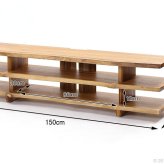 テレビ台 テレビボード ローボード 150cm幅 完成品 TV 収納 木製 チーク 無垢材 おしゃれ シンプル ナチュラル 北欧 ジャパンディ 韓国インテリア アジアン モダン インテリア テイスト 家具 リビング