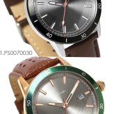 ポールスミス Paul Smith 腕時計 メンズ 革ベルト 43mm レザー クラシック ブランド 人気 ウォッチ ギフト プレゼント グリーン グレー シルバー ブラック ブラウン
