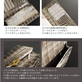 日本製 ヒマラヤ クロコダイル 長財布 シャイニング加工 無双 センター取り 一枚革/レディース/束入れリアルレザー 札入れ ナイルクロコダイル JRA 保証書 付き 春財布 ギフト プレゼント 4FA (06000818r)