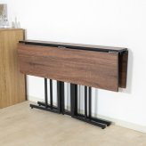 両バタマルチテーブルW80 ターニップNA ナチュラル・ブラウン 2色展開 ダイニングテーブル 食卓 カフェテーブル リビングダイニング おしゃれ シンプル 新生活 家具 インテリア 不二貿易