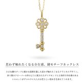 ゴールド ネックレス K18 18金 ネックレス ダイヤモンド ゴールド ネックレス チェーン キー 鍵 選べる3色 イエロー ピンク ホワイト シンプル 華奢 上品 ご褒美 彼女 妻 女性 レディース 誕生日 プレゼント ハロウィン 【品番：CG-TI-748】