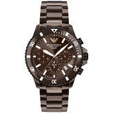 エンポリオアルマーニ EMPORIO ARMANI 腕時計 メンズ ソーラー クロノグラフ セラミック AR70025【2026 新作】