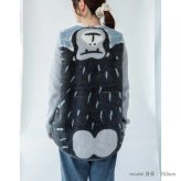 ベスト モモンガ マタギジレ アニマル おもしろ トラ ウサギ ゴリラ ボア ベスト ジレ 袖なし 着る毛布 ルームウェア 毛布 部屋着 レディース 大人 北欧 もこもこ ふわふわ 冷え性 あったか おうち時間 秋 冬 おしゃれ かわいい ウサ ゴリ 防寒 Momonga