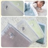 日本製 【めっちゃかわいい毛布】85×115ｃｍ 保育園 毛布 ベビー 刺繍 レース ブランケット シンプル ベビー綿毛布 国産 綿毛布 赤ちゃん毛布 綿毛布 ベビー 毛布 人気 泉大津 夏 冬 暖か毛布 ベビーブランケット おすすめ ふわふわ毛布 子供　お昼寝　赤ちゃんの夢 映え 名入れ 名前