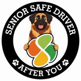 カーサイン 高齢者マーク SENIOR SAFE DRIVER レオンベルガー ステッカー シール 直径13cm 肉球 日本製 車