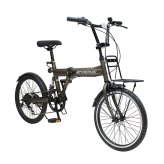 自転車 折り畳み MIMUGO ミムゴ ACTIVEPLUS ノーパンク20インチ折畳み自転車 6段変速機搭載 MG-AP206NBZ【代引不可】【メーカー直送】