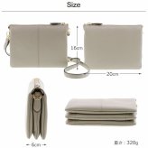 ギフトセット プレゼント ハンドバッグ 二つ折り財布 ショルダーバッグ レディース 本革 きれいめ レザー 財布 ギフト 花以外 miaborsa (giftset-miaborsahbgr)