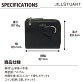 ジル スチュアート 財布 二つ折り レディース 山羊革 牛革 インプルーブ L字ファスナー ギフト JILL STUART