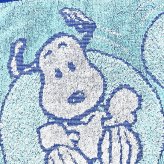 スヌーピー ミニタオル 浮き輪 チルライフ ブルー ハンカチ SNOOPY