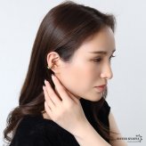 ステンレス つぶつぶイヤーカフ シンプル メタルイヤーカフ かわいい ビーズ つやつや ゴールド 18KGP 片耳1点 プチプラ 耳の穴不要 痛くない レディース 女性 金属アレルギー対応フェイクピアス ノンホール イヤリング
