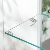 卓上ガラスコレクションケース ホワイト・ブラック 2色展開 ディスプレイケース ガラスケース 収納 おしゃれ シンプル 新生活 家具 インテリア 不二貿易