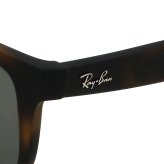 レイバン Ray-Ban サングラス ジャスティン ローブリッジフィット UVカット アイウェア ウェリントン スクエア 0RB4165F 865/87 55 メンズ レディース ユニセックス ラバーハバナ+ダークグレーポーラー 海外正規品