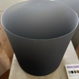 鉢カバー おしゃれ 大型 13号 10号 KONTON コントン フェルム シリンダー キャスター付き 移動 円柱 丸型 屋内 室内 高級 北欧 モダン ナチュラル 観葉植物用 多肉植物 サボテン 特大 底穴なし スチール アルミ 玄関 リビング インテリア プランター 深型 ブラック