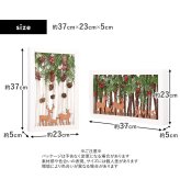 クリスマス LED フレーム 鹿の親子 森のオブジェ 縦型 横型 ライト付き 木製 クリスマス飾り インテリア 置物 玄関 リビング 店舗ディスプレイ