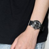 メンズ ギフトセット ナバルウォッチ Naval Watch Produced By LOWERCASE クォーツ 電池式 腕時計 ブランド メンズ NAVAL WATCH FRXB002 アナログ ブラック 黒