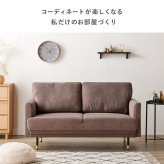 ソファ 座椅子 コンパクト シルエット 2人掛け IW-CS-1009 幅135cm ー 二人掛け 一人暮らし ワンルーム 北欧 おしゃれ 韓国インテリア かわいい 小さめ ピンク ブラウン