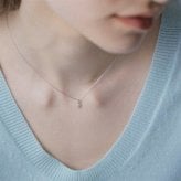 【無料ラッピング】  ヨンドシー 4℃ EAU DOUCE4℃ K10 ホワイトゴールド ネックレス ダイヤモンド レディース ブランド 正規品 新品 ギフト プレゼント 人気 おすすめ 誕生日 記念日 クリスマス 送料無料