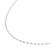 【無料ラッピング】  ヨンドシー 4℃ K10ホワイトゴールド チェーンネックレス ブランド 正規品 新品 ギフト プレゼント 人気 おすすめ 誕生日 記念日 クリスマス 送料無料
