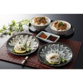 二種のふく刺し食べ比べとふく漬け丼(2人前) (S1164) [お中元][お歳暮] ※送料無料(北海道・沖縄・離島への配送不可)