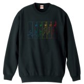 バスケ トレーナー スウェット メンズ レディース ジュニア 裏パイル 練習着 おもしろ 名入れ おしゃれ 文字入れ無料 綿100% キッズ 大きいサイズ 「レイアップ アニメーション」 アートワークスコウベ 【送料無料】