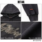 FUBU フブ パーカー メンズ レディース fam-62704 フェイクレザー パッチ フーディー プルオーバー スウェット ウォッシュ加工 ビッグシルエット ストリート ヒップホップ ダンス カジュアル トップス M L XL XXL 2026FW Karlas