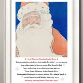 日本製 クリスマス サンタがママにキッスした サンタクロース Xmas A3 サイズ ポスター アート おしゃれ 絵画 インテリア 北欧 イラスト マット紙 艶消し アートパネル 額 フレーム デザイン 壁掛け ギフト 新築祝い ディスプレイ  速達 送料無料