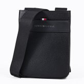 高品質ヨーロッパ輸入モデル トミーヒルフィガー TOMMY HILFIGER ショルダーバッグ メンズ CENTRAL MINI REPORTER ブラック AM0AM14697 BDS BLACK 送別会 誕生日 結婚祝い 結婚式 彼氏 息子 夫 男性 名刺入れ 高級 父の日 母の日 即日発送