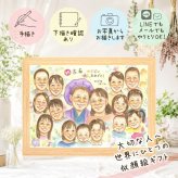 ギフト 古希 似顔絵 手描き 贈り物 名入れ プレゼント 古希 誕生日 70歳 長寿 長寿祝い 大人数 お母さん 家族 お父さん 両親 下書き確認 修正無料 名入れ そっくり 喜ばれる 似てる かわいい 長寿祝い 思い出 70歳 お祝いの品 古希祝い 米寿祝い 引っ越し 感動 結婚祝い 大量注文 ウェディングギフト 白寿祝い イラスト 感謝 節目 お祝い返し