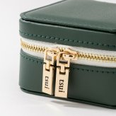 ジュエリー ポーチ グリーン（スクエア）アクセサリーボックス BOX 保管箱 ケース プレゼント Green 収納