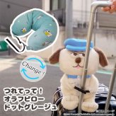 PEANUTS オラフ ネックピロー ぬいぐるみ 2WAY 変身 抱き枕 クッション ドットグレージュ スヌーピー 仲間 キャラクター トラベル 旅行用品 機内 飛行機 車内 出張 昼寝 枕 かわいい おしゃれ ギフト プレゼント