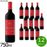 ストライプス・オブ・ヴァインズ ヘリテージ・レッド・ワイン カリフォルニア アメリカ産 赤ワイン 750ml×12本