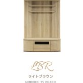テレビ台 テレビボード 高さ160cm コーナーボード ハイタイプ 幅113cm TVボード TV台 おしゃれ 北欧 ウォールナット フルオープンレール コーナー ブラウン ライトブラウン 新生活