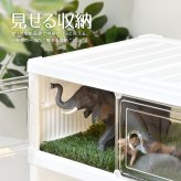 折りたたみ多目的収納ボックス　6段　BENRY ONLS0359 収納ラック リビング収納 シンプルスタイル モダン 角型 プラスチック 収納ボックス 見せる収納 折りたたみ収納 推し活グッズ収納幅44cm 奥行34.5cm 高さ112cm