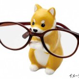 メガネスタンド 柴犬 豆柴 マメシバ メガネ置き 眼鏡スタンド 卓上 収納 磁器製 インテリア雑貨 置物 かわいい おしゃれ アニマル 動物 グッズ ギフト プレゼント 贈り物 セトクラフト